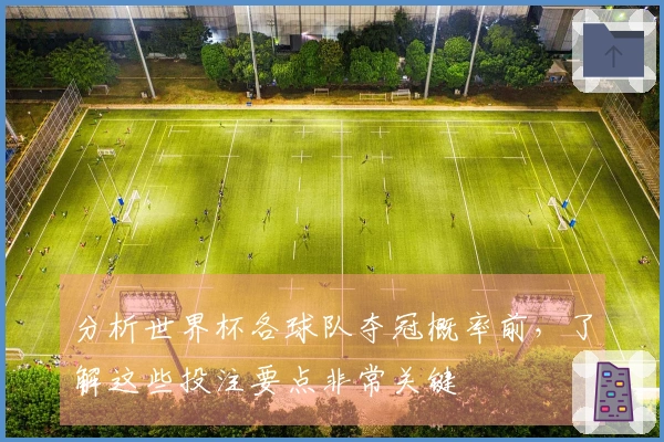 分析世界杯各球队夺冠概率前，了解这些投注要点非常关键